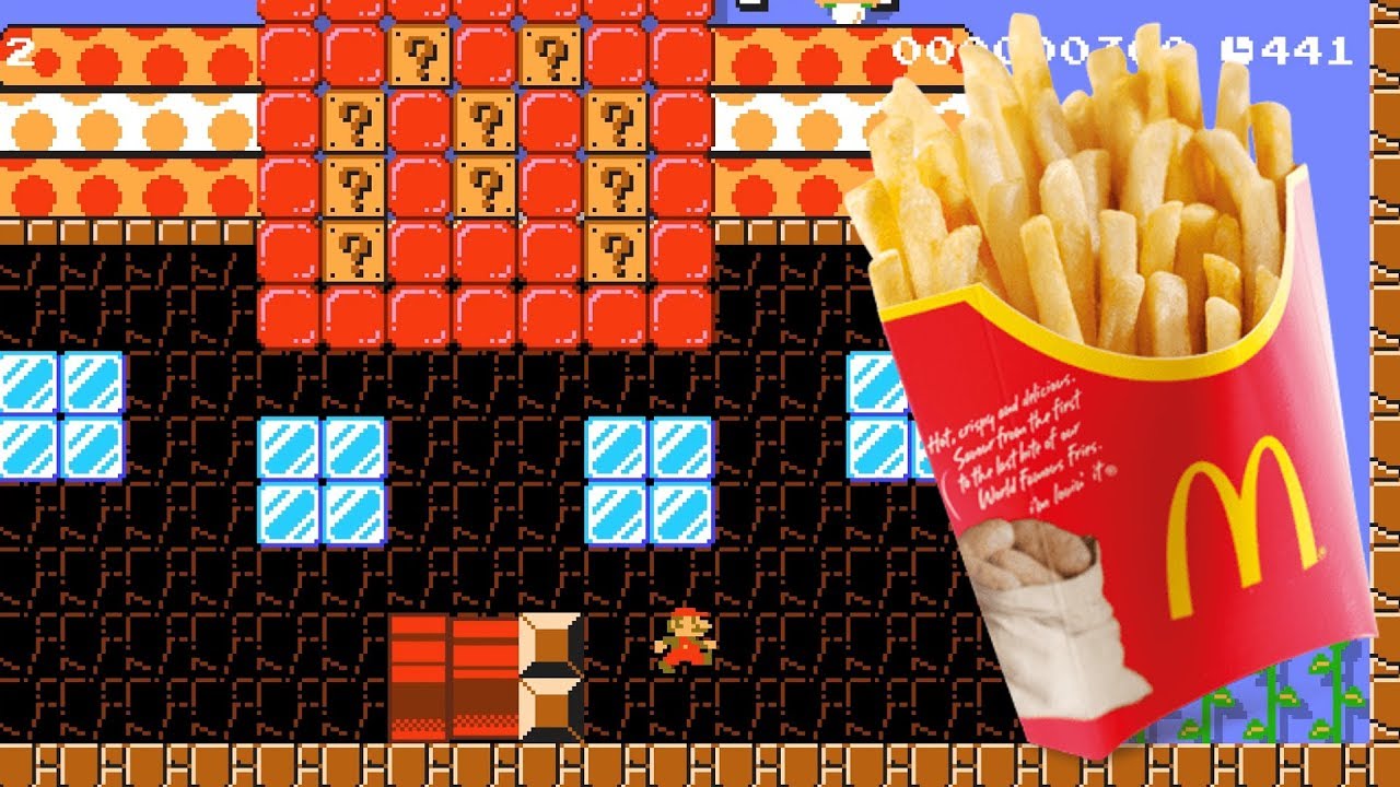 Super Mario Maker 2 🔧 Mario goes to Mc Donald's 🔧 by Waldary