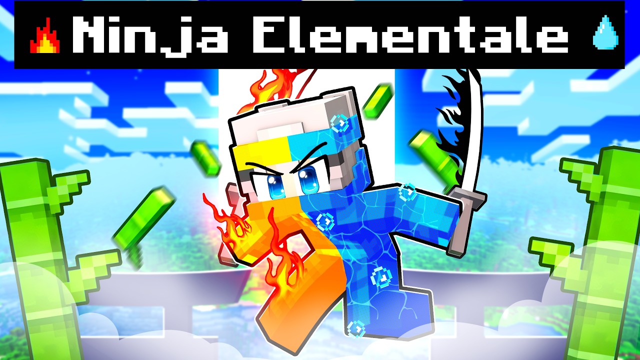 CRESCENDO come NINJA ELEMENTALE su Minecraft!