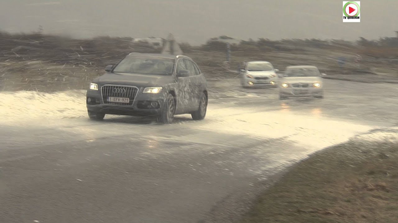QUIBERON | Tempete de neige bretonne Ecume folle - TV Quiberon 24/7