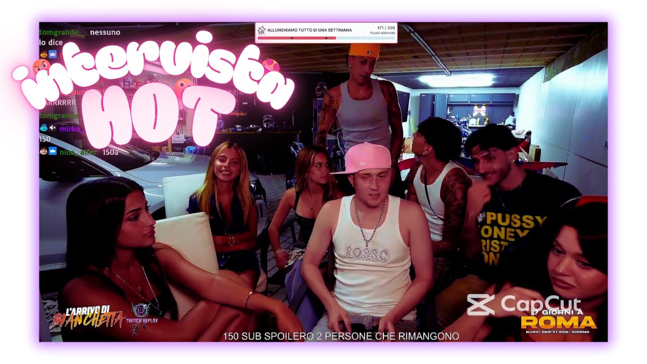 💓​😝​BIANCHETTA INTERVISTATA DA TOMAS IN LIVE DAL @ilrossopiubellodiyoutube​💜​🥴​ #perte #ilrosso