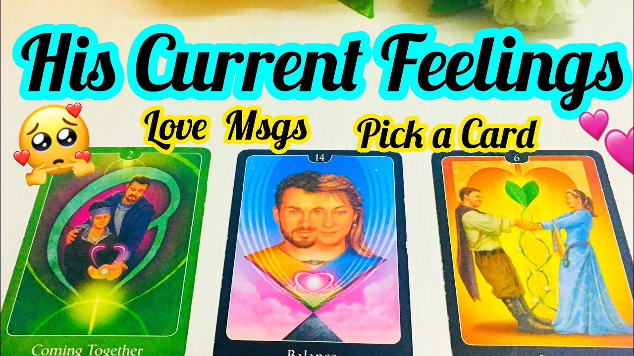 Pick a Card- NO CONTACT- UNKI FEELINGS- LOVE SCROLLS- HIS CURRENT FEELINGS FOR YOU - MWT- اچھی خبر