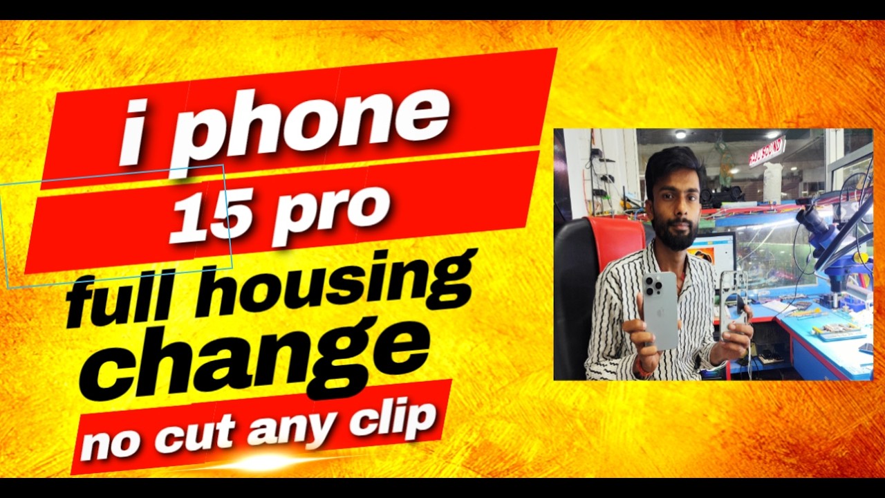 I phone 15 pro restore  full video