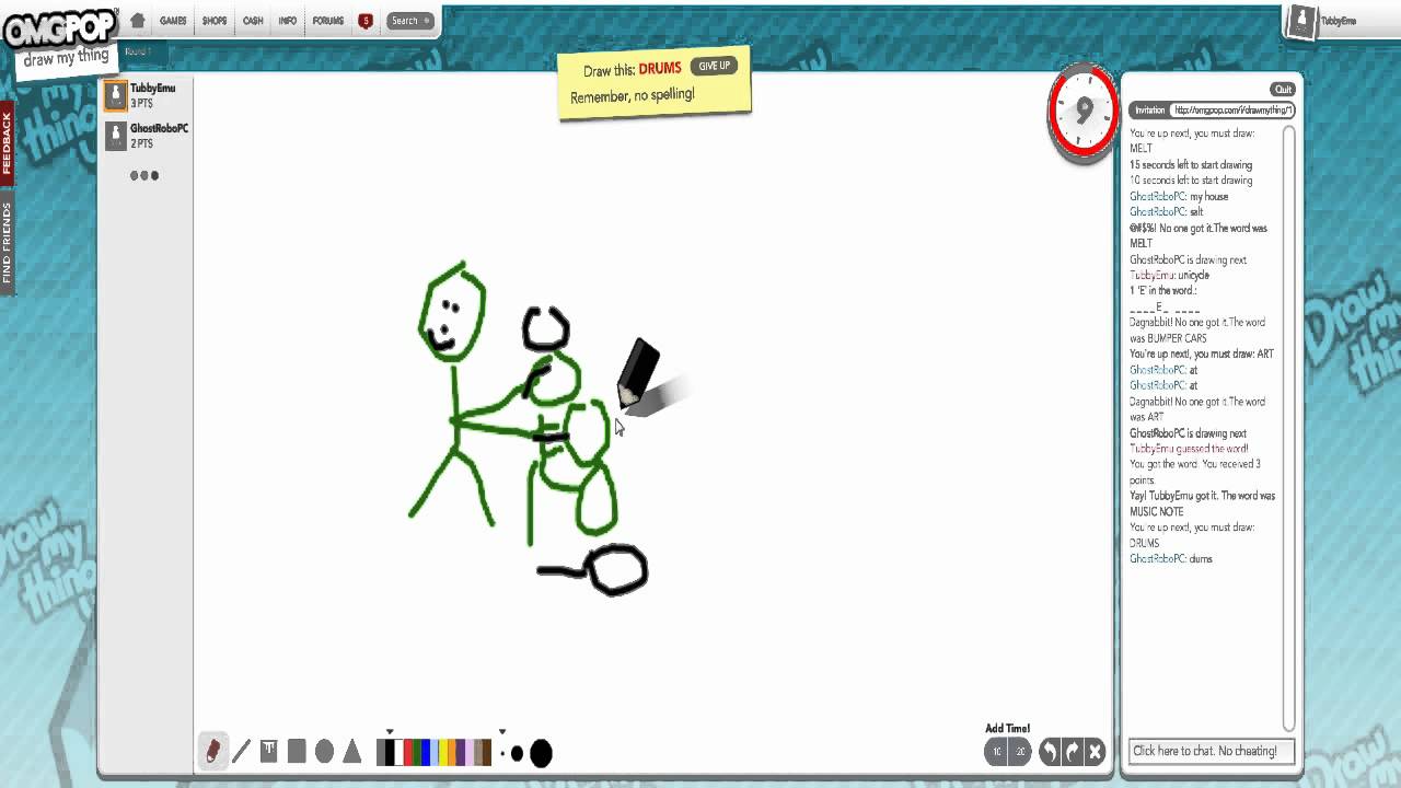 Draw My Thing w/ Ghost Robo and Tubby Emu #1