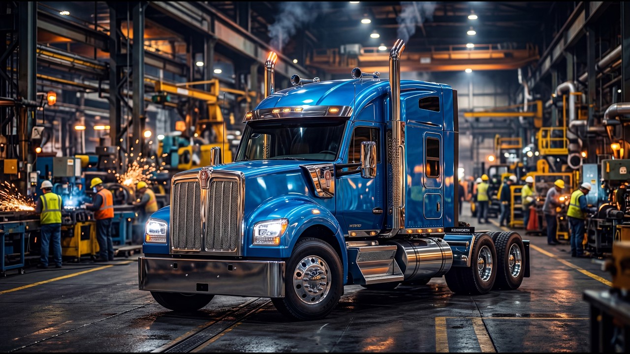 Inside the Kenworth W990 Factory | How One of America’s Most Powerful Trucks Is Built (Full Process)