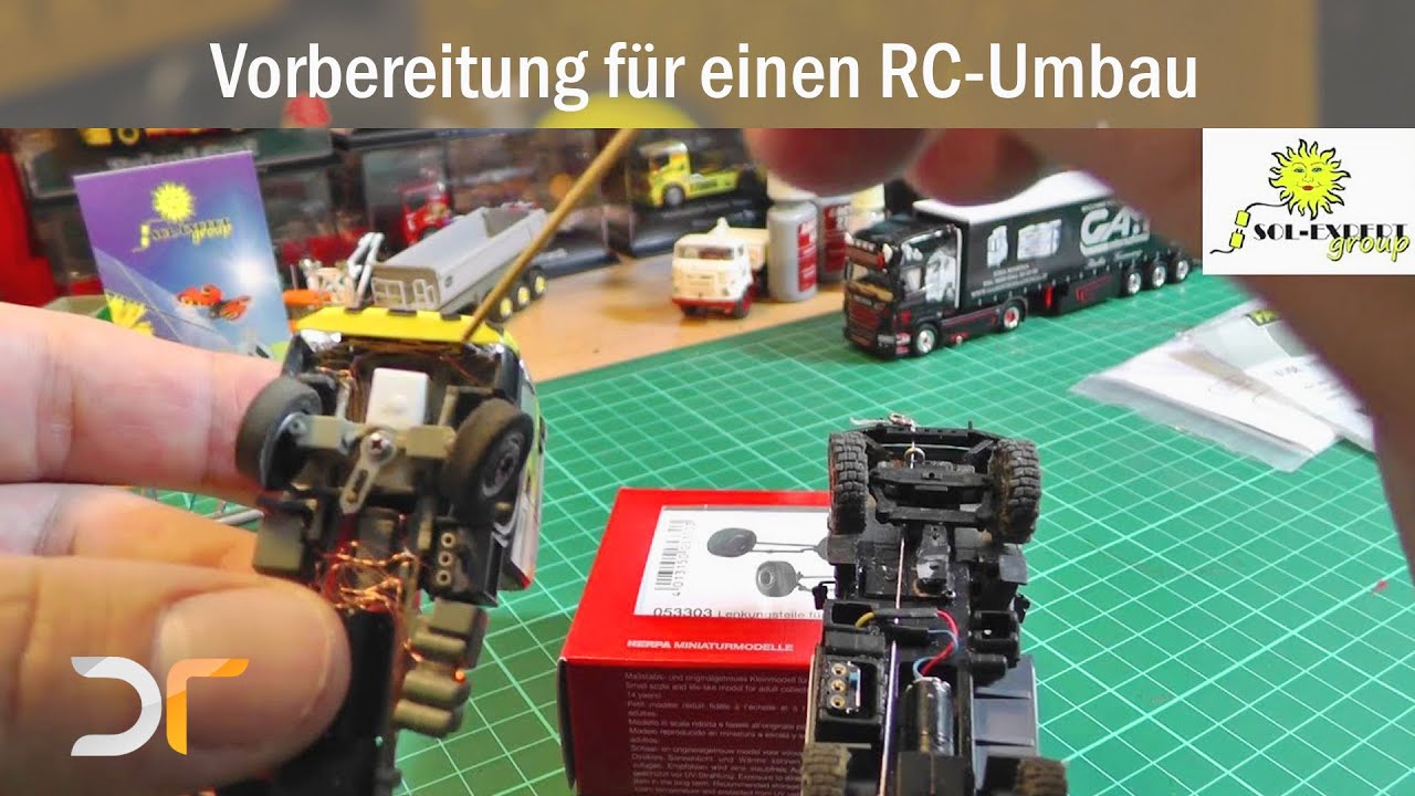 DIY Vorbereitung Tutorial zum Umbau eines Herpa Trucks vom Standmodell zum Fahrmodell | RC 1:87