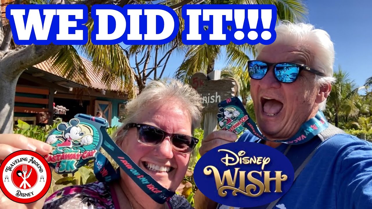 DISNEY WISH Exploring Day Three | Castaway Cay 5k | DISNEY CRUISE LINE