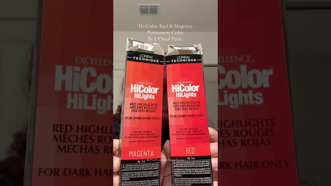 HI- COLOR RED & MAGENTA PERMANENT COLOR by @LOrealParisUSA  #lorealconsumerbeautypartner