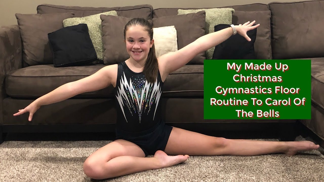 My Made Up Christmas Gymnastics Floor Routine To Carol Of The Bells
