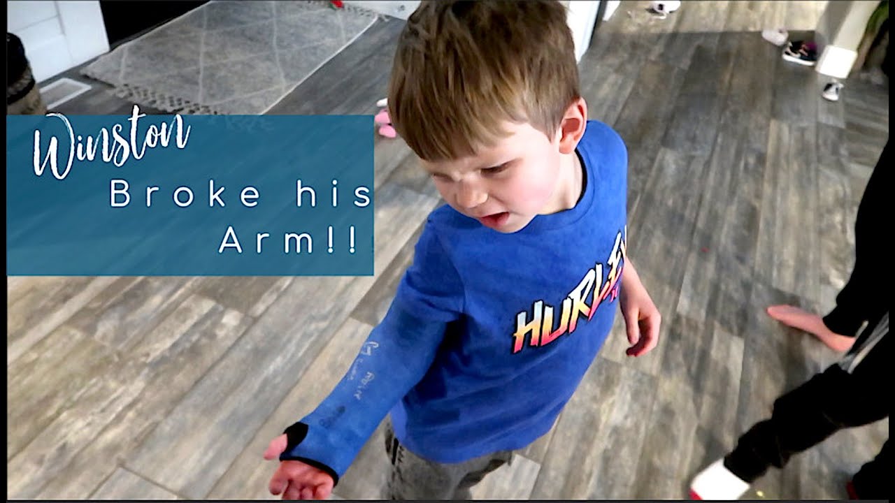 Winston Broke His Arm!!