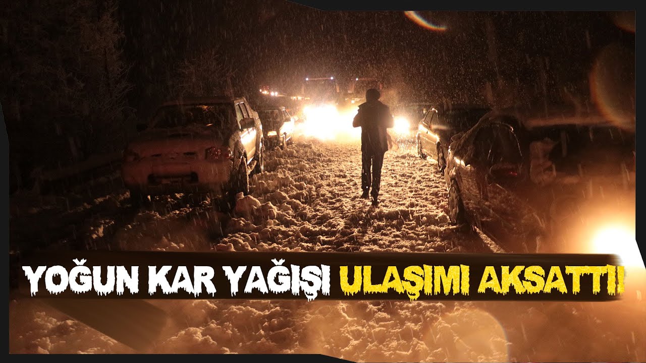 Sivas’ta Yoğun Kar Yağışı Ulaşımda Aksamalara Neden Oldu