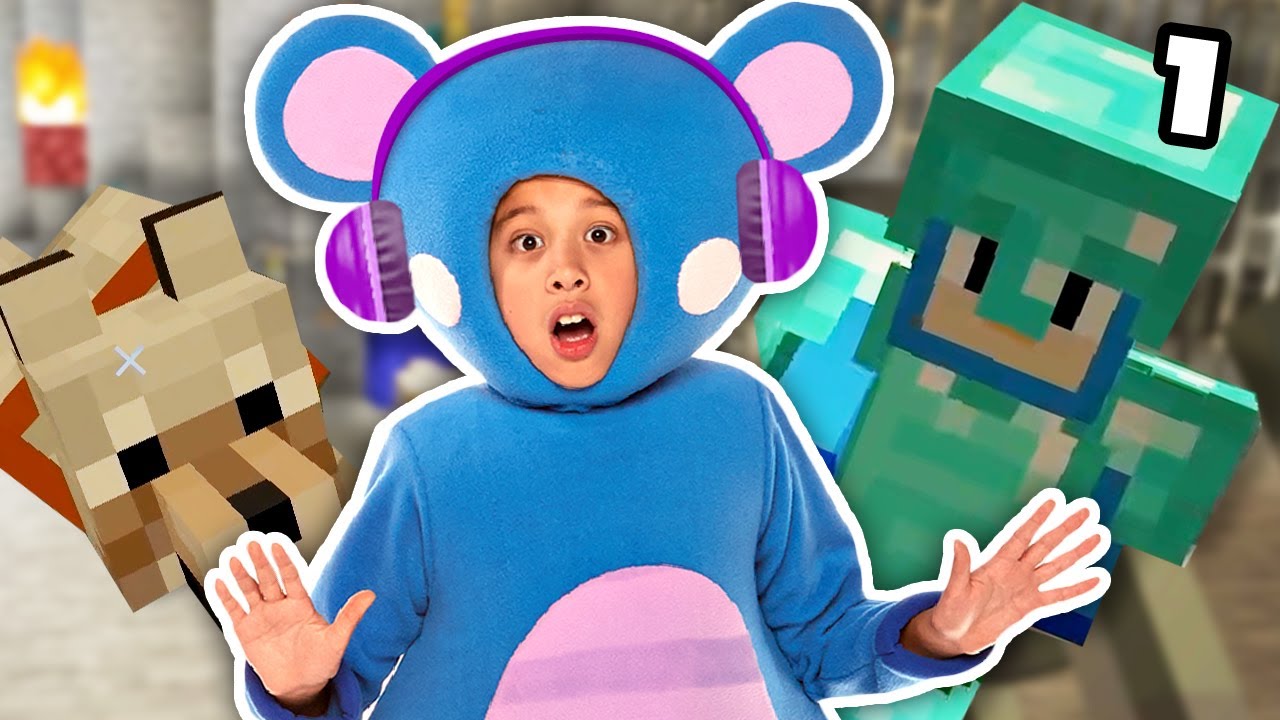 Pet Rescue Challenge Part 1 | Minecraft Challenge | Mother Goose Club Let's Play