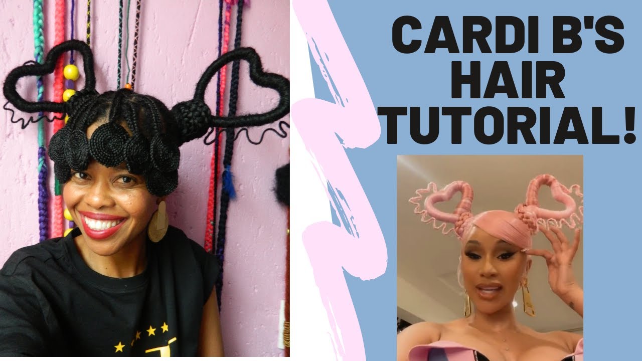 Cardi B's hair tutorial! #cardib #creativehairstyles #Hairtutorial #cardibhairtutorial