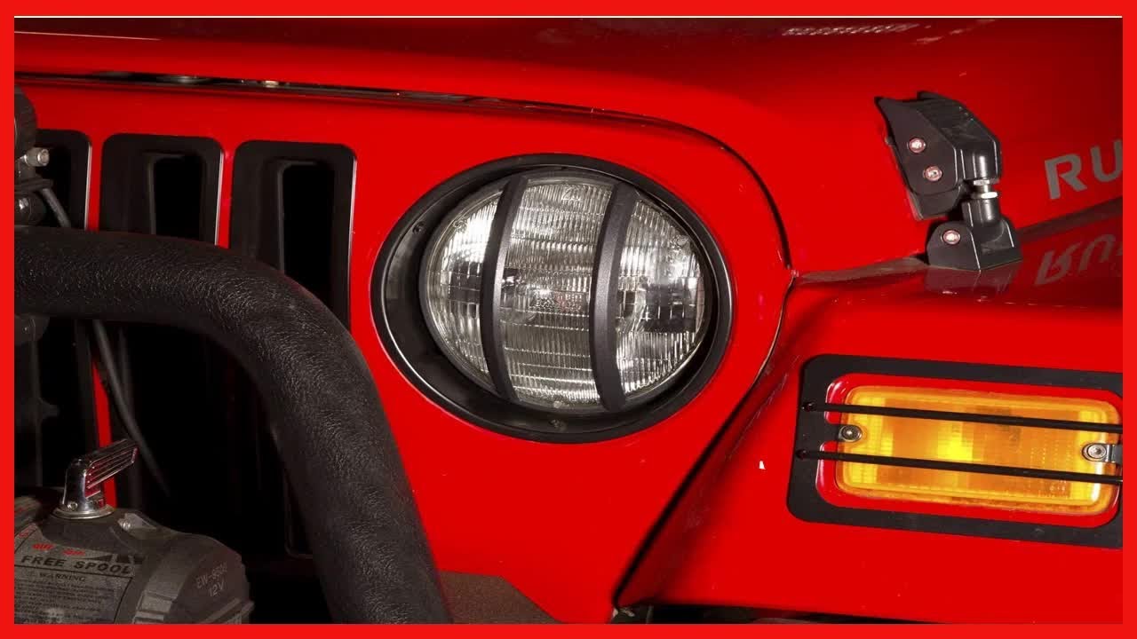 Upgrade Your Jeep TJ with Rugged Ridge Headlight Bezels for a Clean, Durable Look