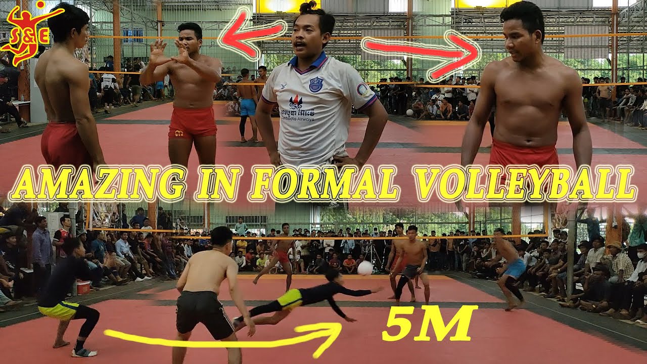 តឹងសរសៃហើយម៉ាប់ឆ្វេង - Great Informal Volleyball Bet Million Money || Mab Team Vs Took Team 3 And 4