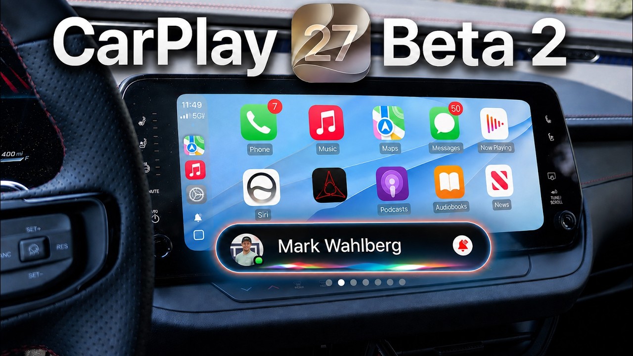 iOS 27 CarPlay &mdash; все новые функции и изменения в Beta 2