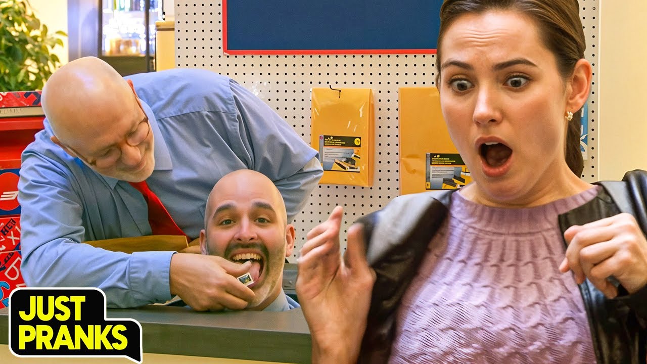 When the “Stamp Guy” Comes to Life! 😱🤣 | Just Pranks