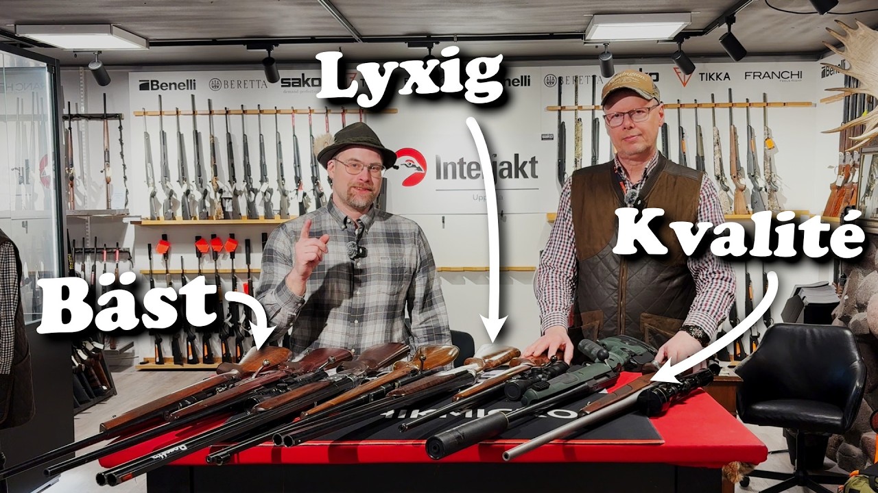 Vi v&auml;ljer vapen f&ouml;r jakt - jaktgarderob