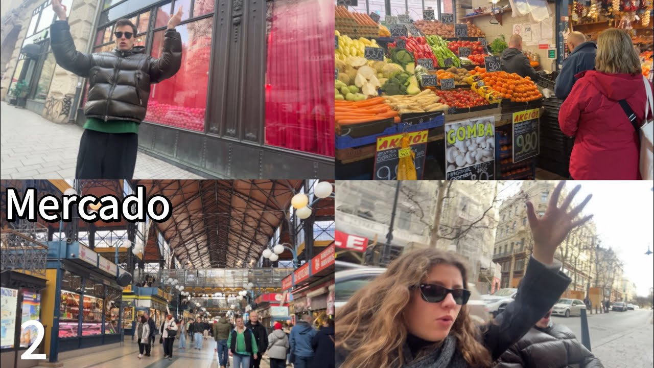 Fuimos al mercado de Budapest | 5 días en Budapest - DÍA 2