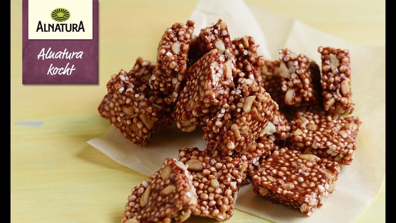 Alnatura kocht | Quinoa Dattel Erdnuss Happen