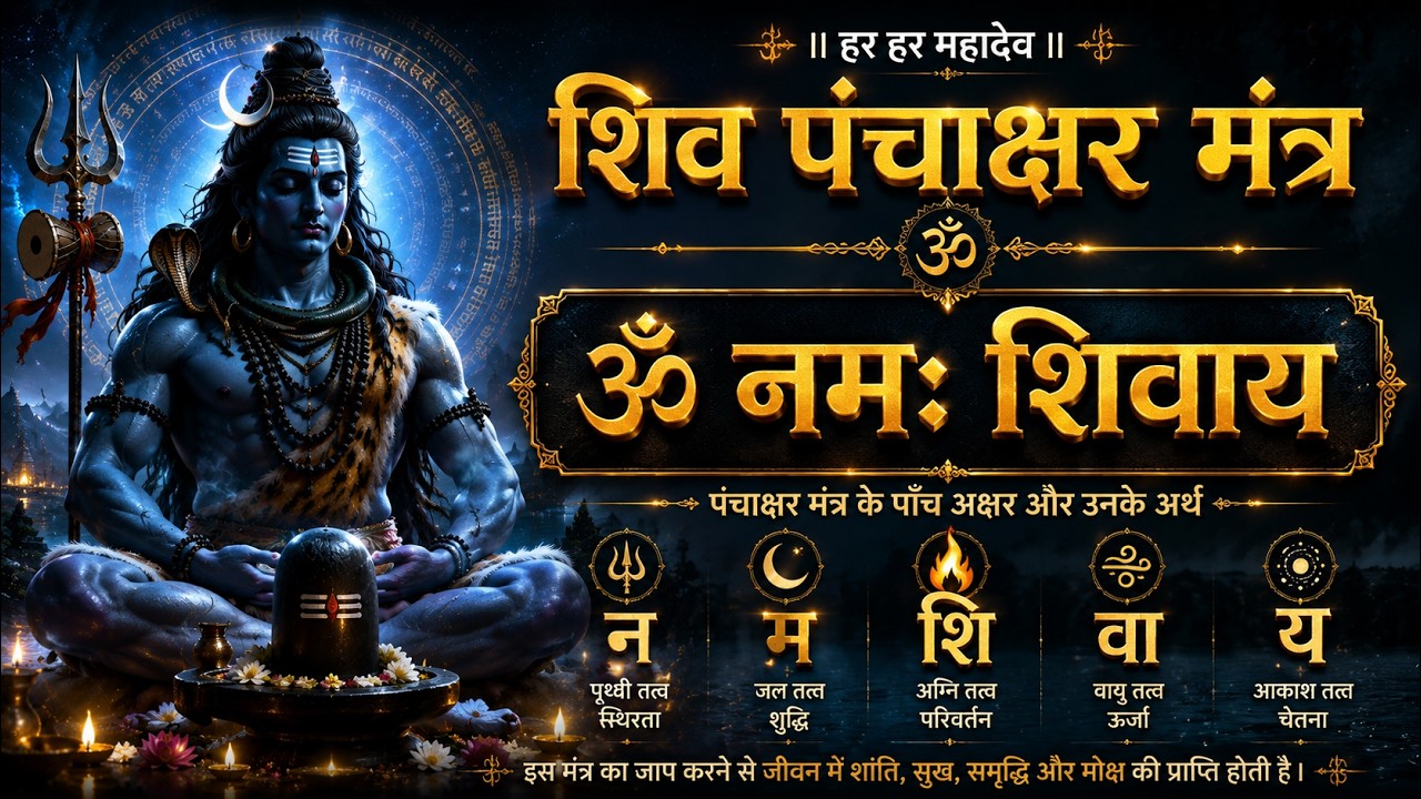 Shiv Panchakshar Mantra| शिव पंचाक्षर मंत्र | AI Version | DG Films Entertainment