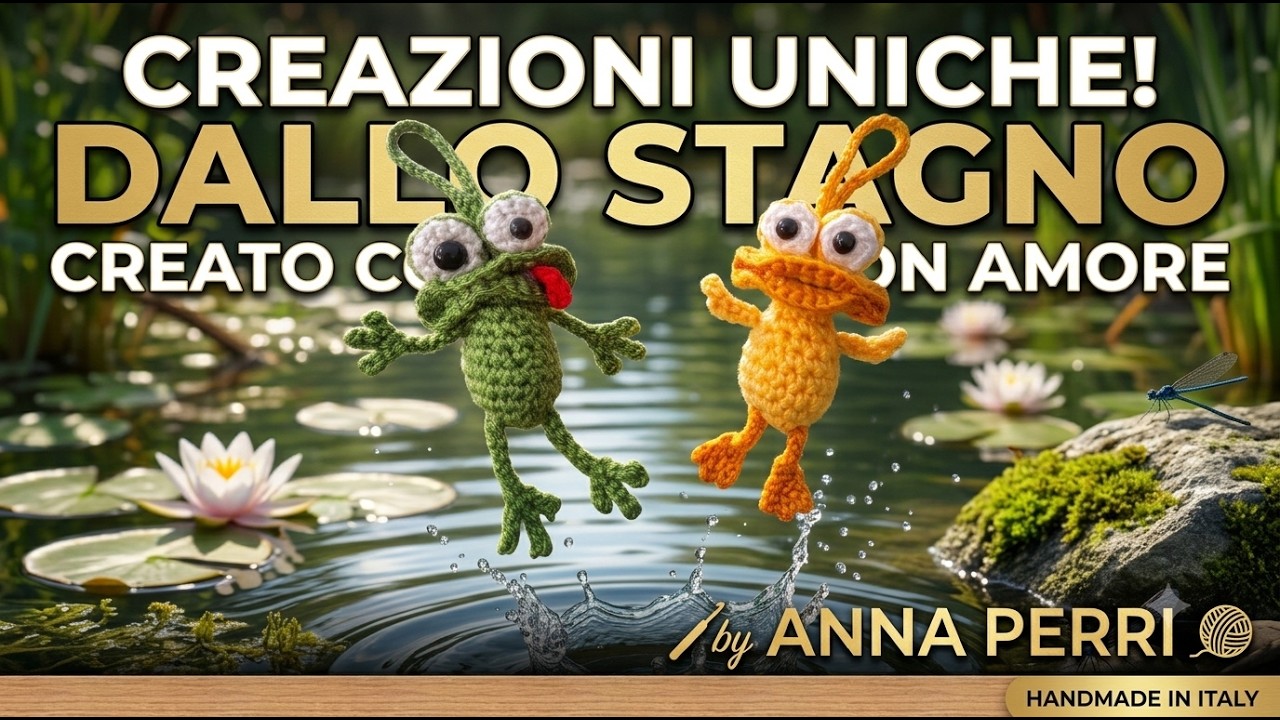 Rana Portachiavi ( Rana Llavero - Frog Keychain ) by Anna Perri