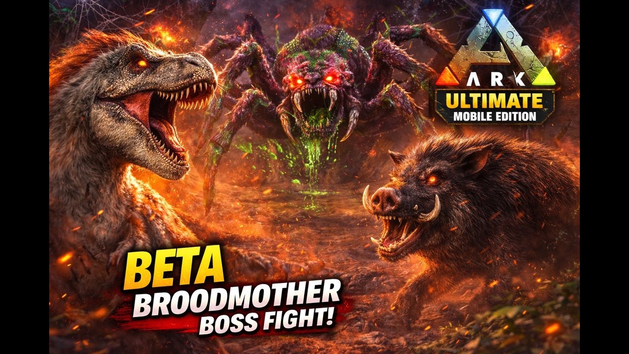 Beta Broodmother EASY Kill?! 😳 | ARK MOBILE BOSS FIGHT | ISLAND MAP