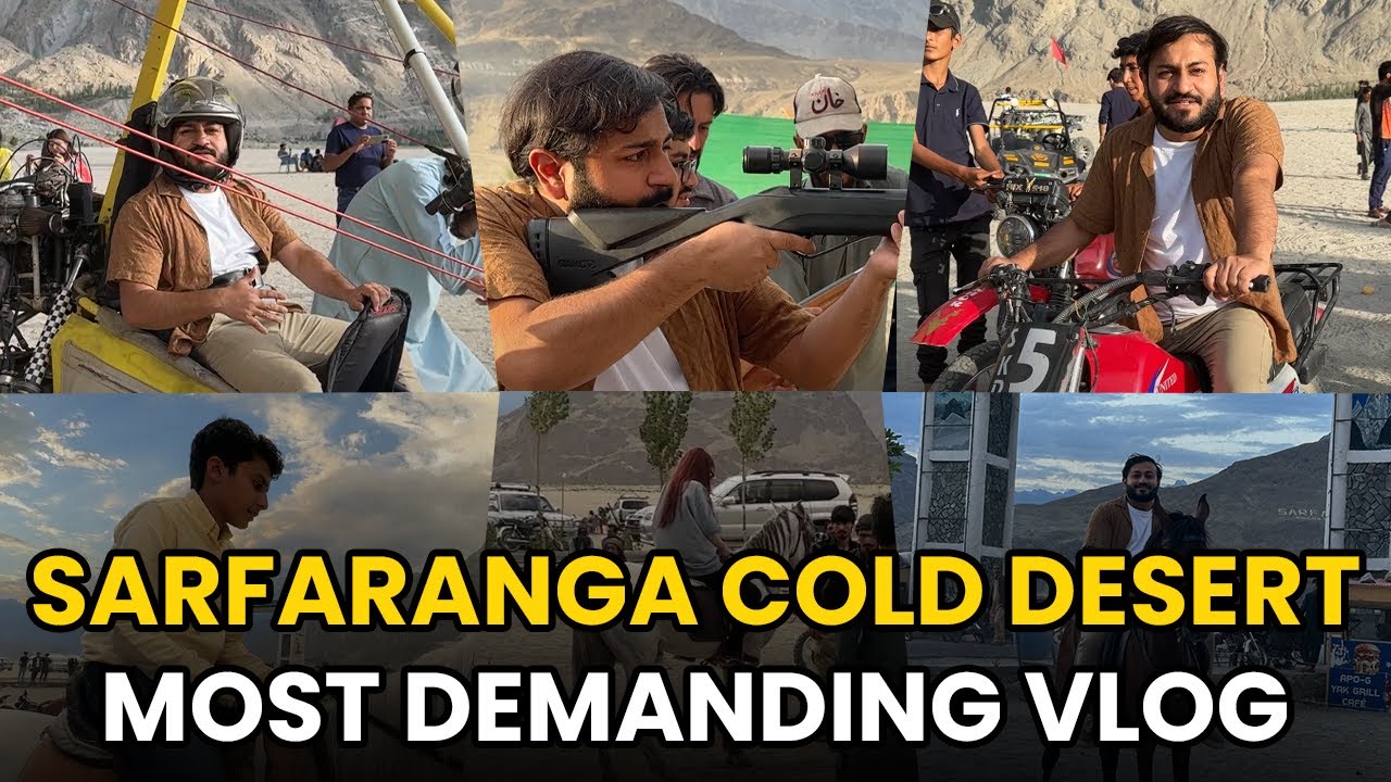Most Demanding Vlog | Sarfaranga Cold Desert Skardu | Microlight Flying Adventure
