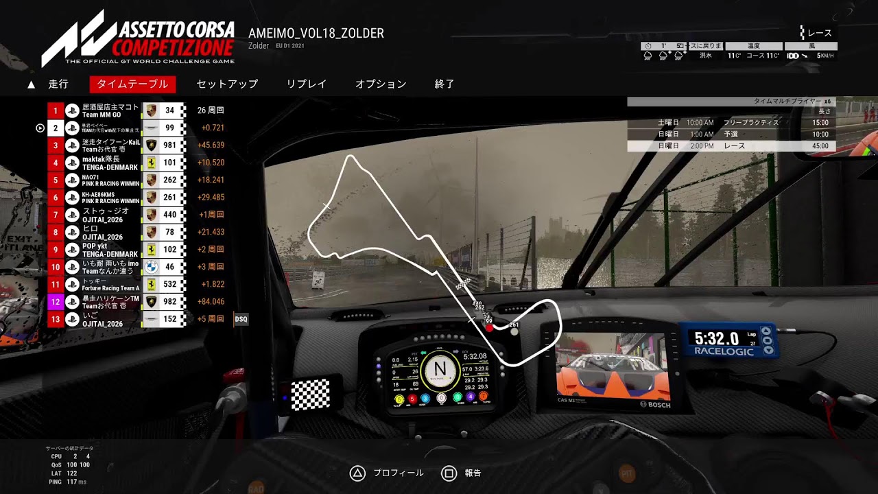 ACC  雨イモ🍠 ゾルター🏁