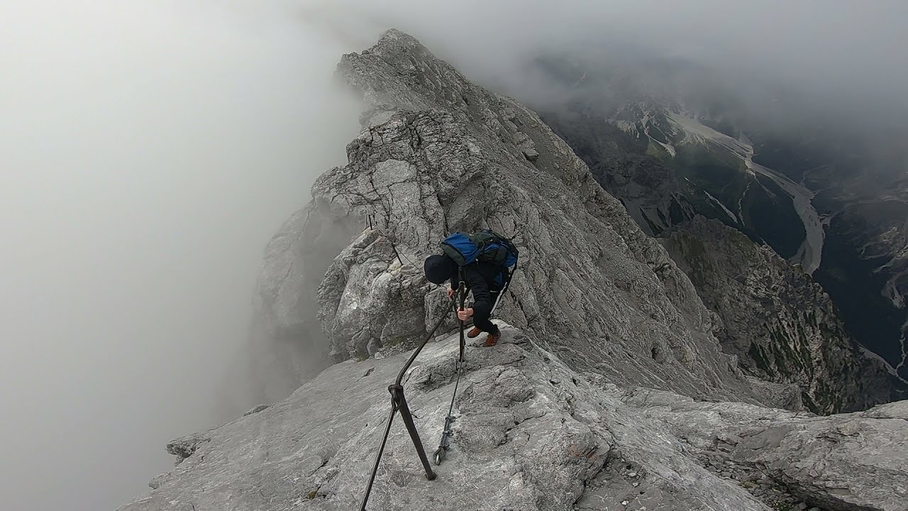 Watzmann Mittelspitze 2713m Besteigung über Hocheck (ungeschnitten)