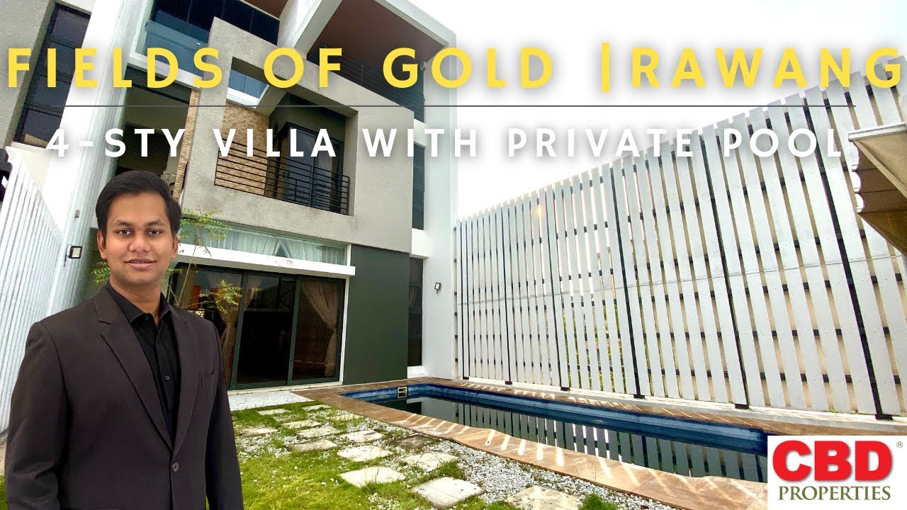 For Rent RM4.2k | Fields Of Gold (Villa Senja) - Rawang | 4-Sty Boutique Homes