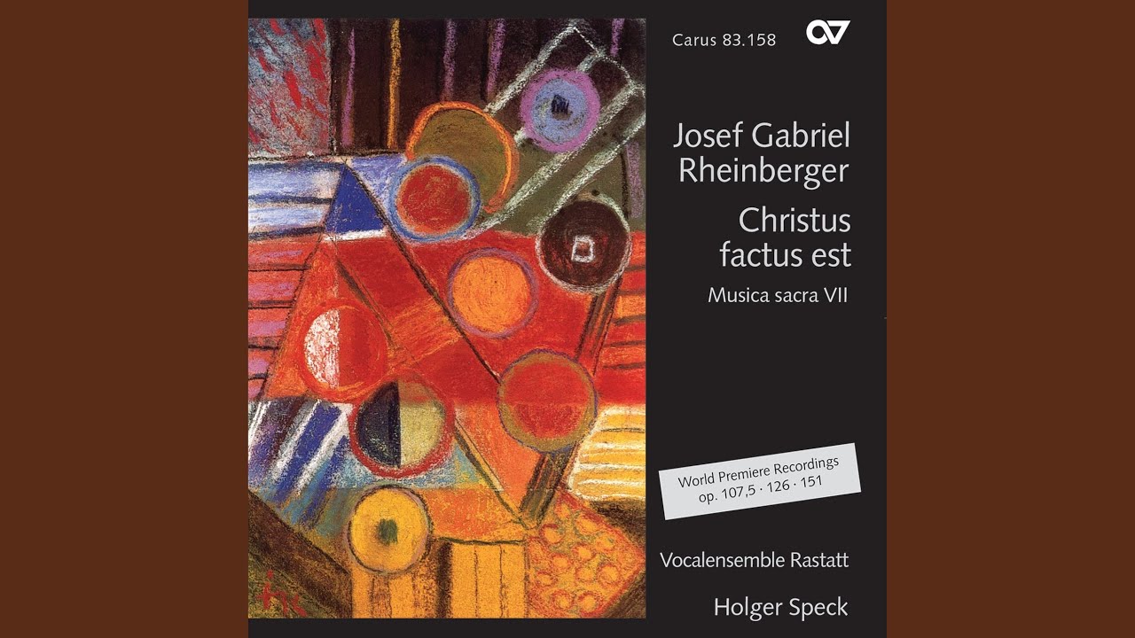 Rheinberger: Advent-Motette Op. 176 - VI. Qui sedes