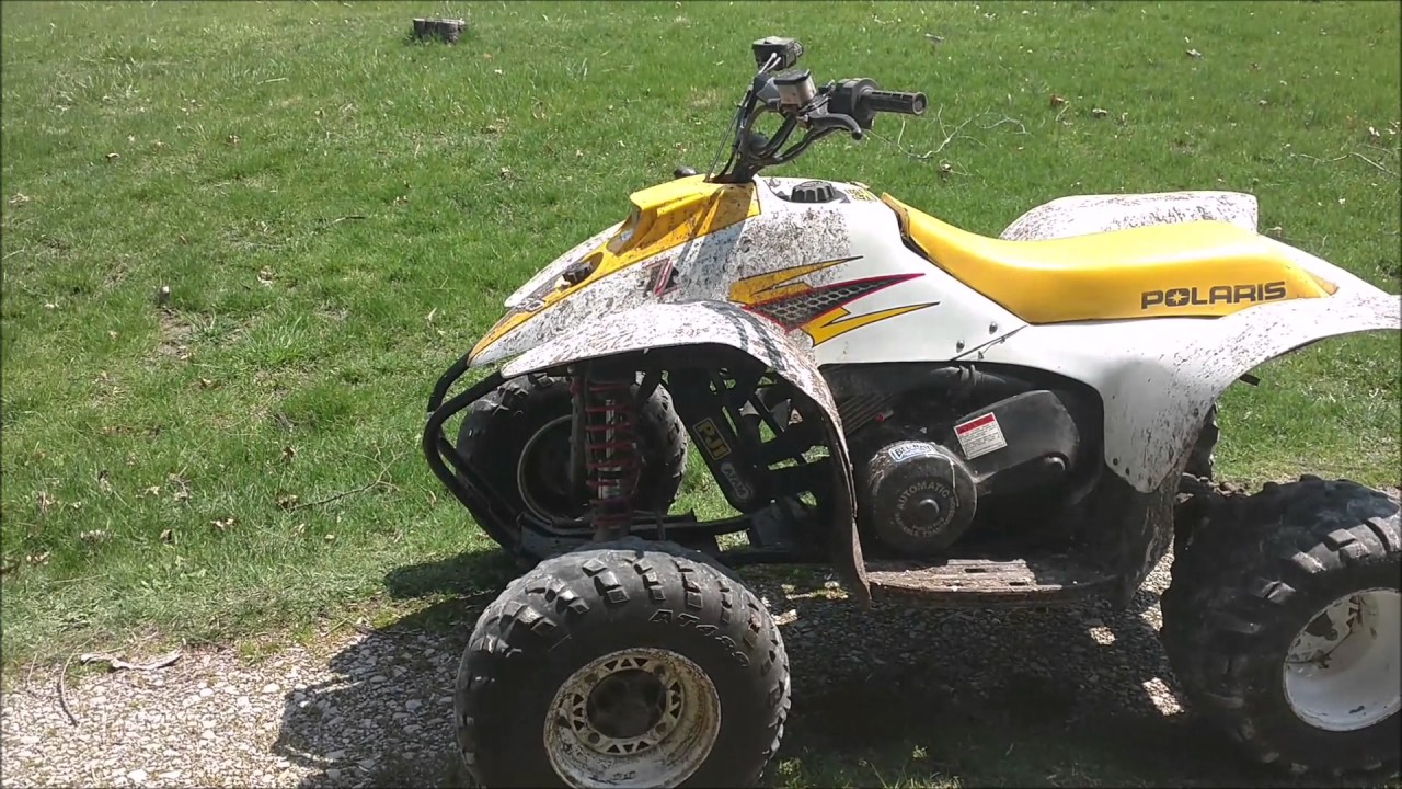 Polaris trailblazer 250 first ride!