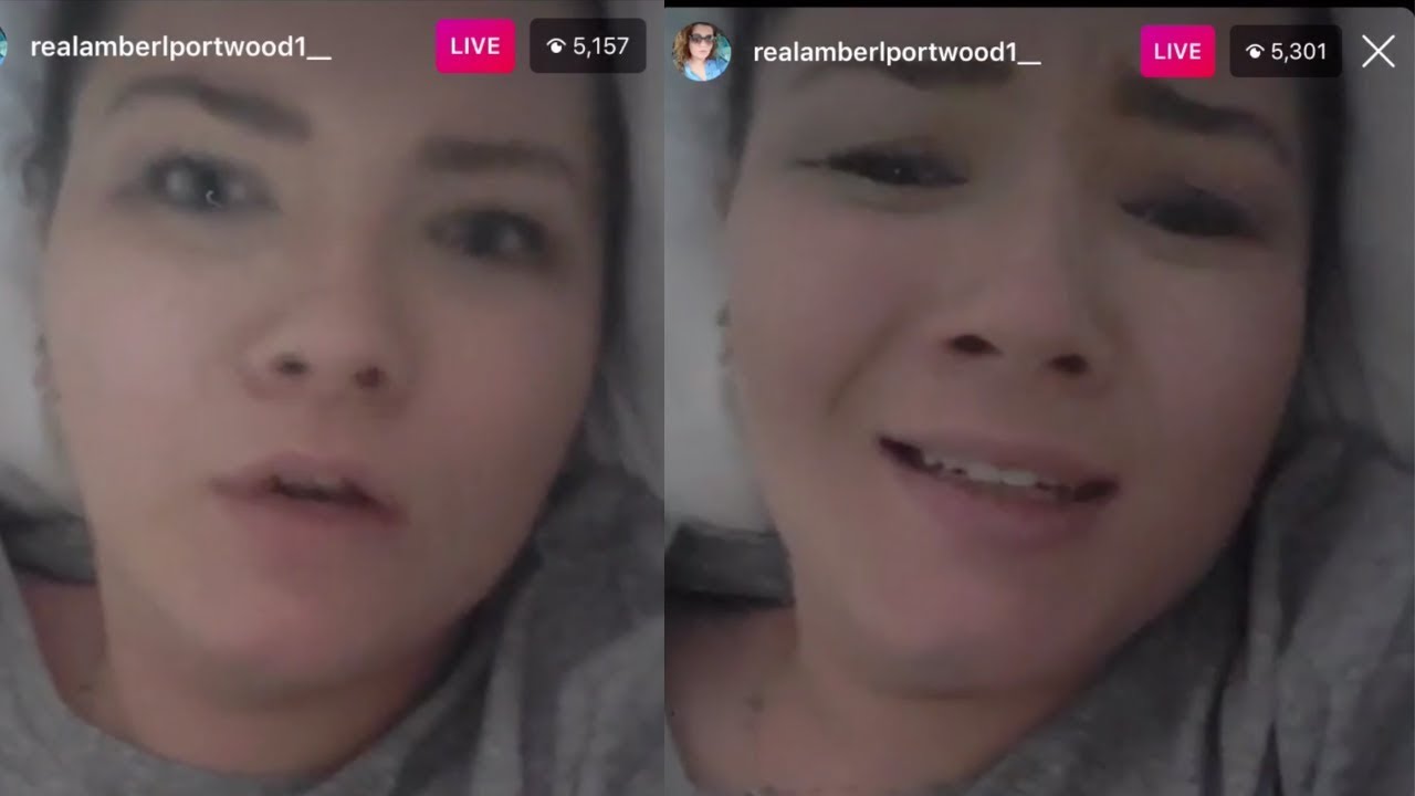 Amber Portwood Breaks No Contact Order in Rant on IG Live