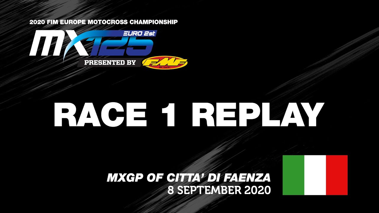 MXGP of Città di Faenza 2020 - Replay EMX 125 Race 1