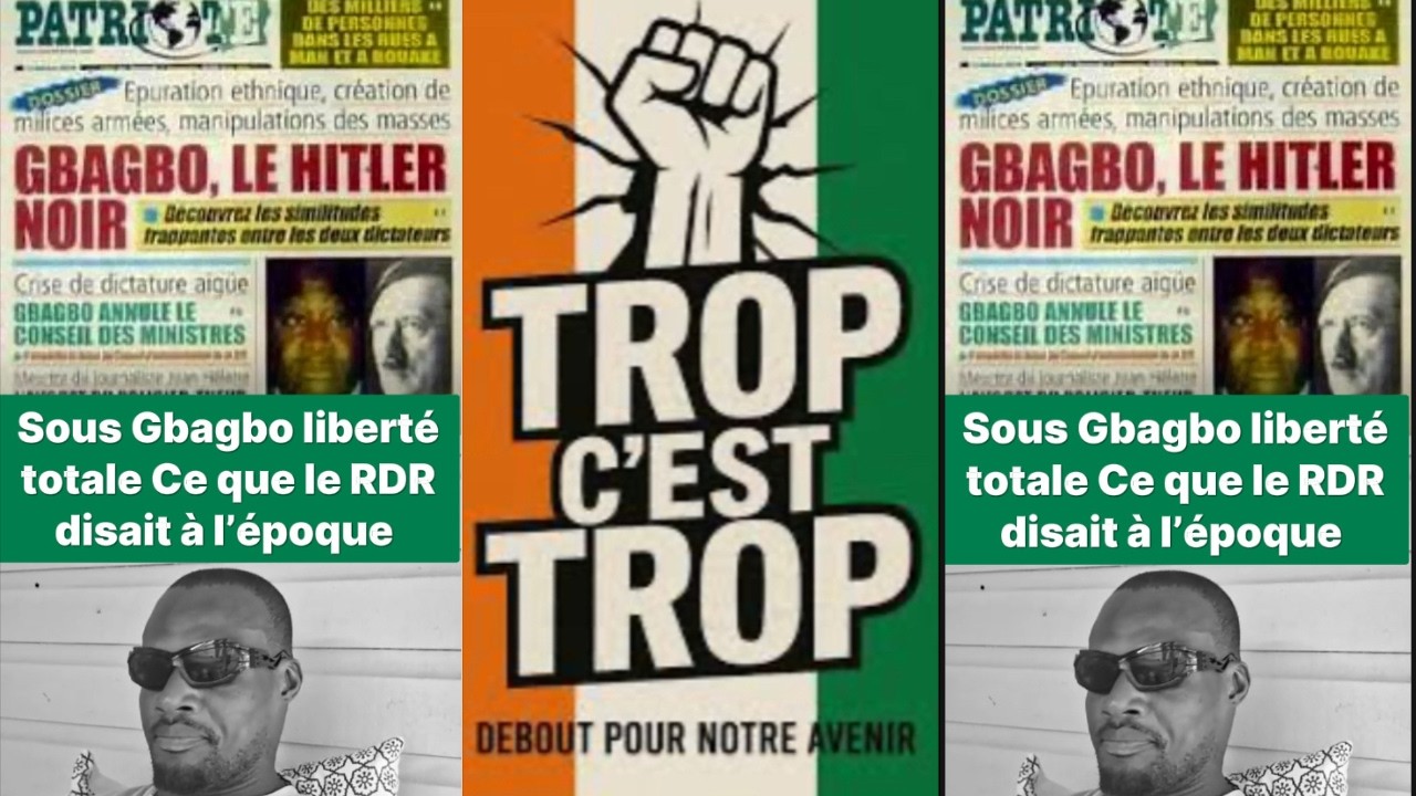 SOUS GBAGBO  LIBERTÉ TOTALE  REGARDEZ CE QUE LE RDR DISAIT#humor