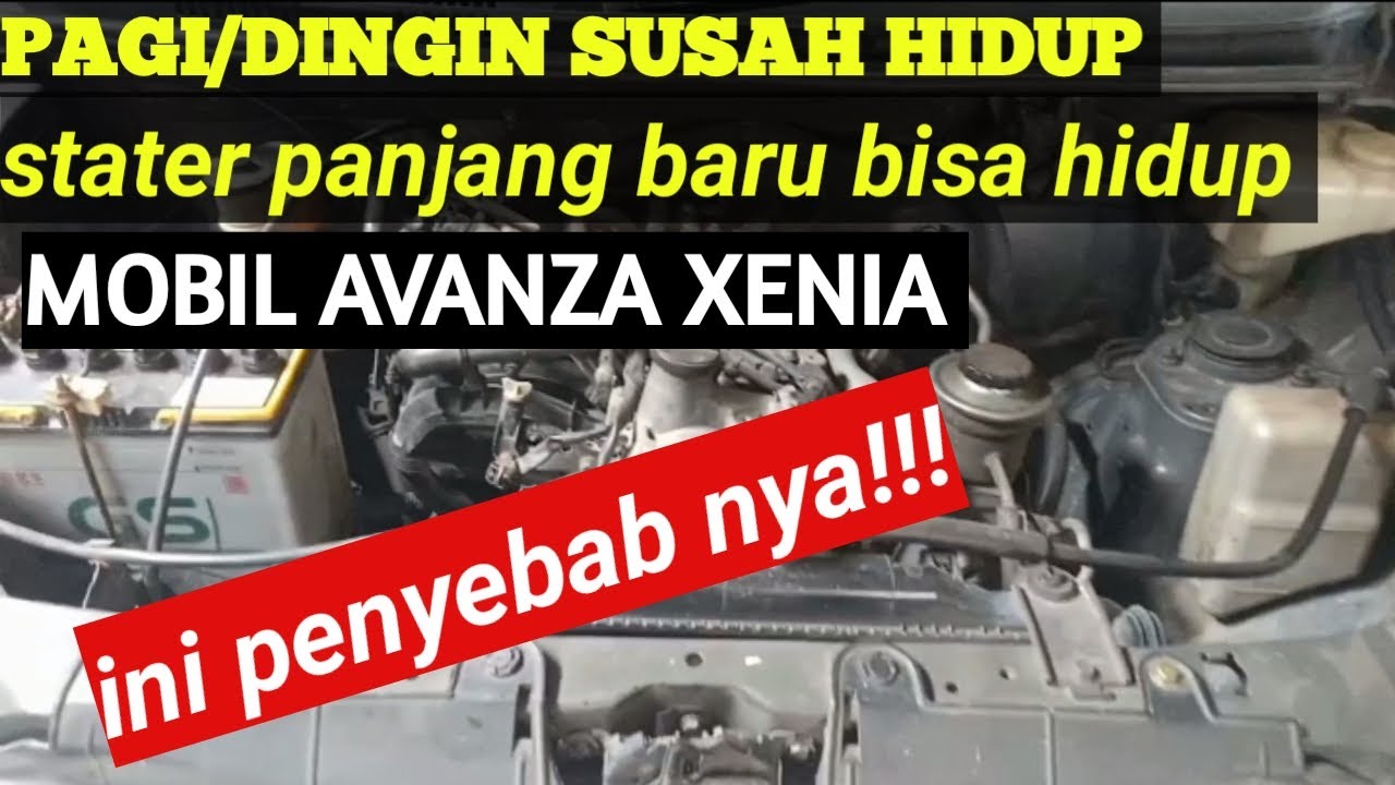 Автомобиль Avanza Xenia может завестись только утром или при холодном двигателе.