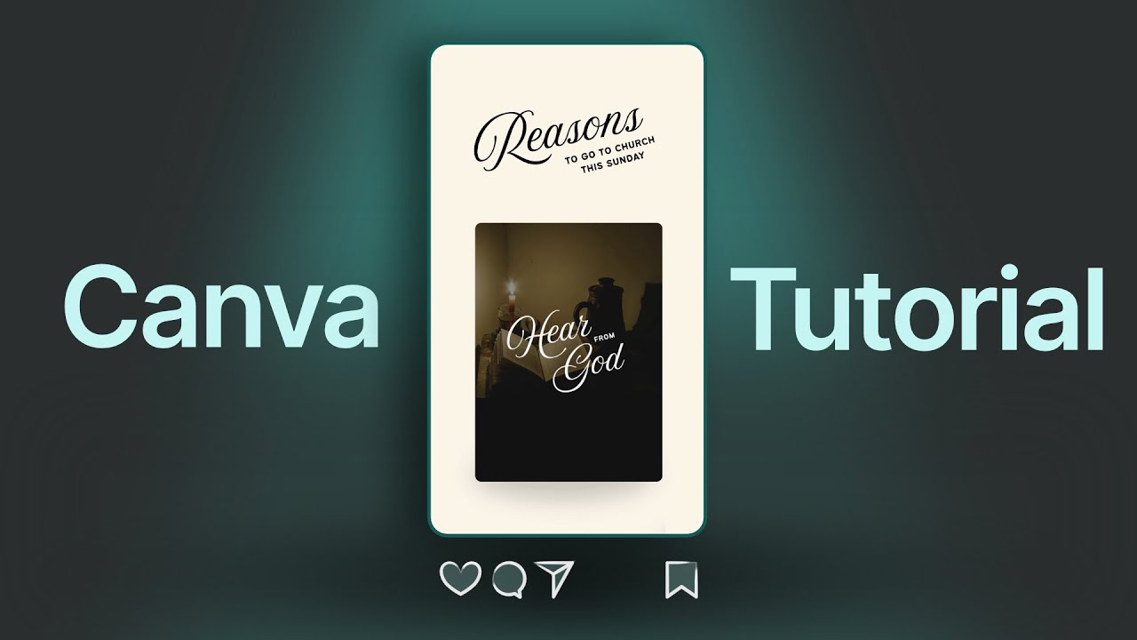 Make Animated Reels for your Church  | Full Canva Tutorial