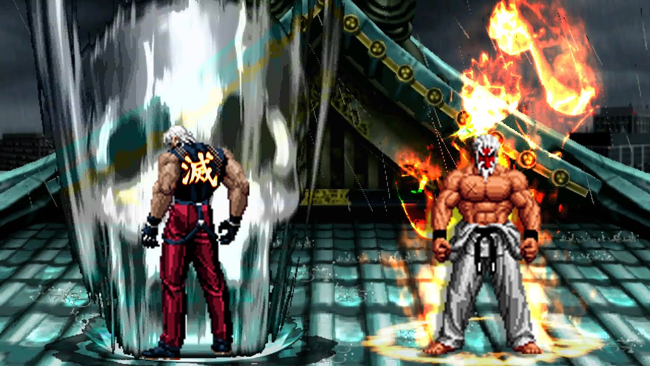 [KOF Mugen] Omega Rugal-98 vs Mr.Karate