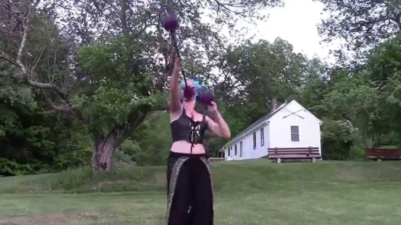 Rachel “Dresden” Blue: Toroidal T-Tech Double Staff