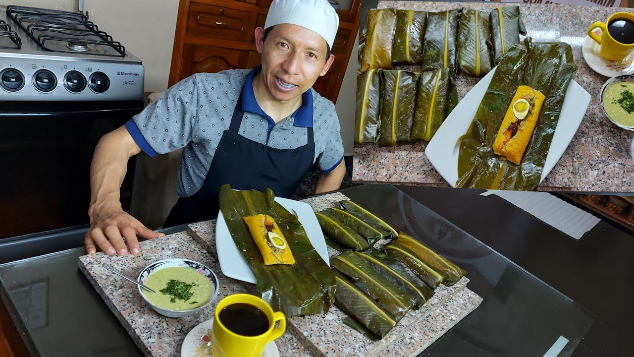 Rico y Delicioso Tamal Lojano Ecuador (con el toque de Luis)