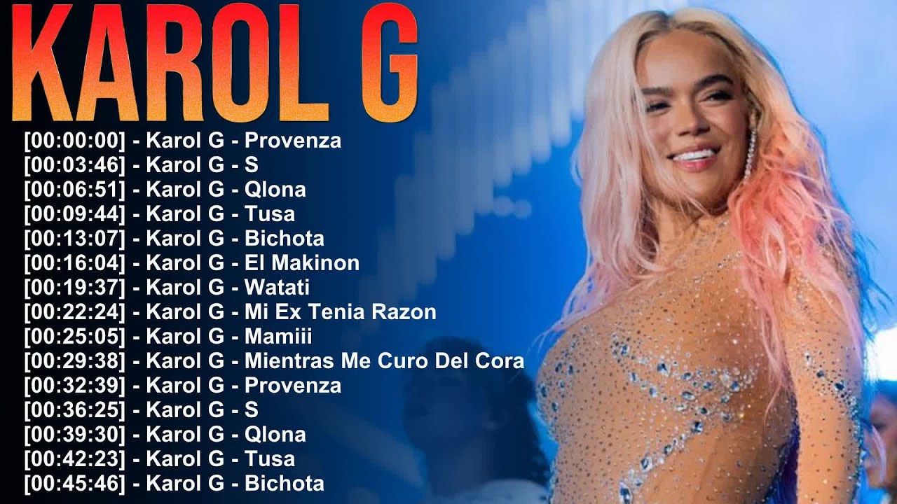 Karol G Love Songs ⭐ Greatest Hits Latin Romantic Music Collection