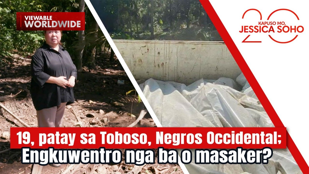 19, patay sa Toboso, Negros Occidental; Engkuwentro nga ba o masaker? | Kapuso Mo, Jessica Soho