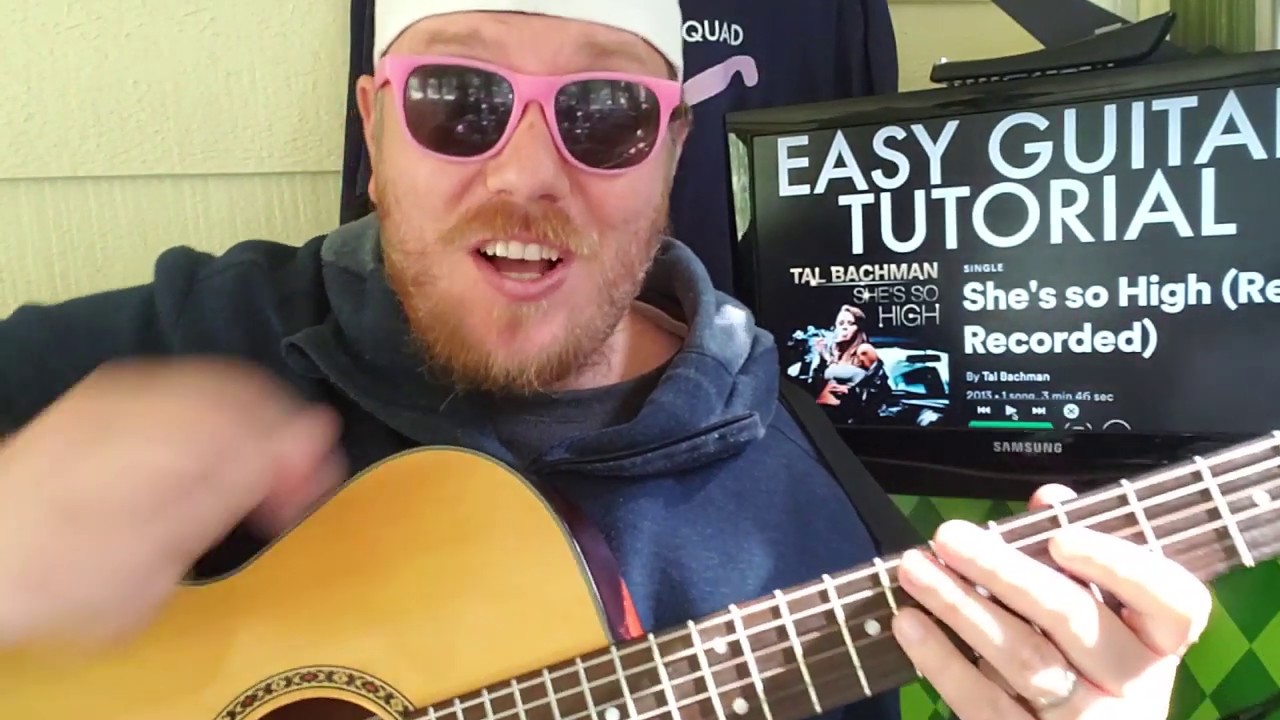 Tal Bachmann - She's So High // простой урок игры на гитаре для начинающих / ЗАПРОС НА PATREON