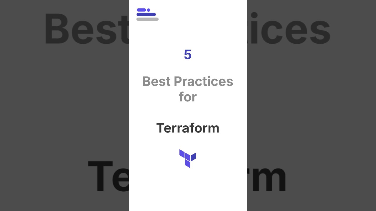 5 Terraform Best Practices #devops #terraform #bestpractice