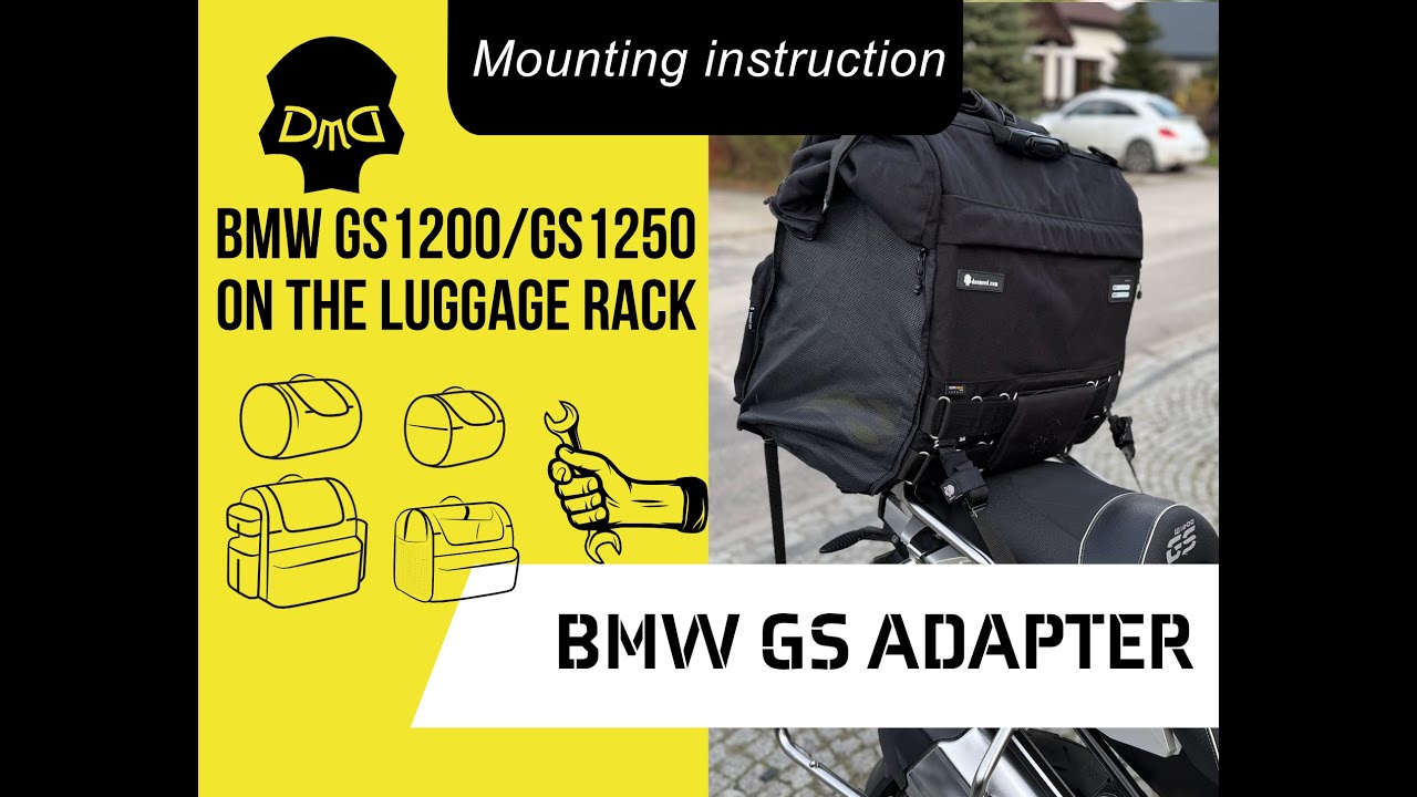 How to mount a DEEMEED bag on BMW GS1200 / 1250? The adapter that solves everything!
