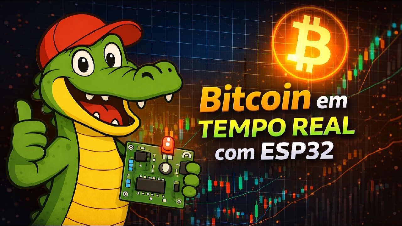 ESP32 Dashboard em Tempo Real | Gráfico de Bitcoin com LVGL