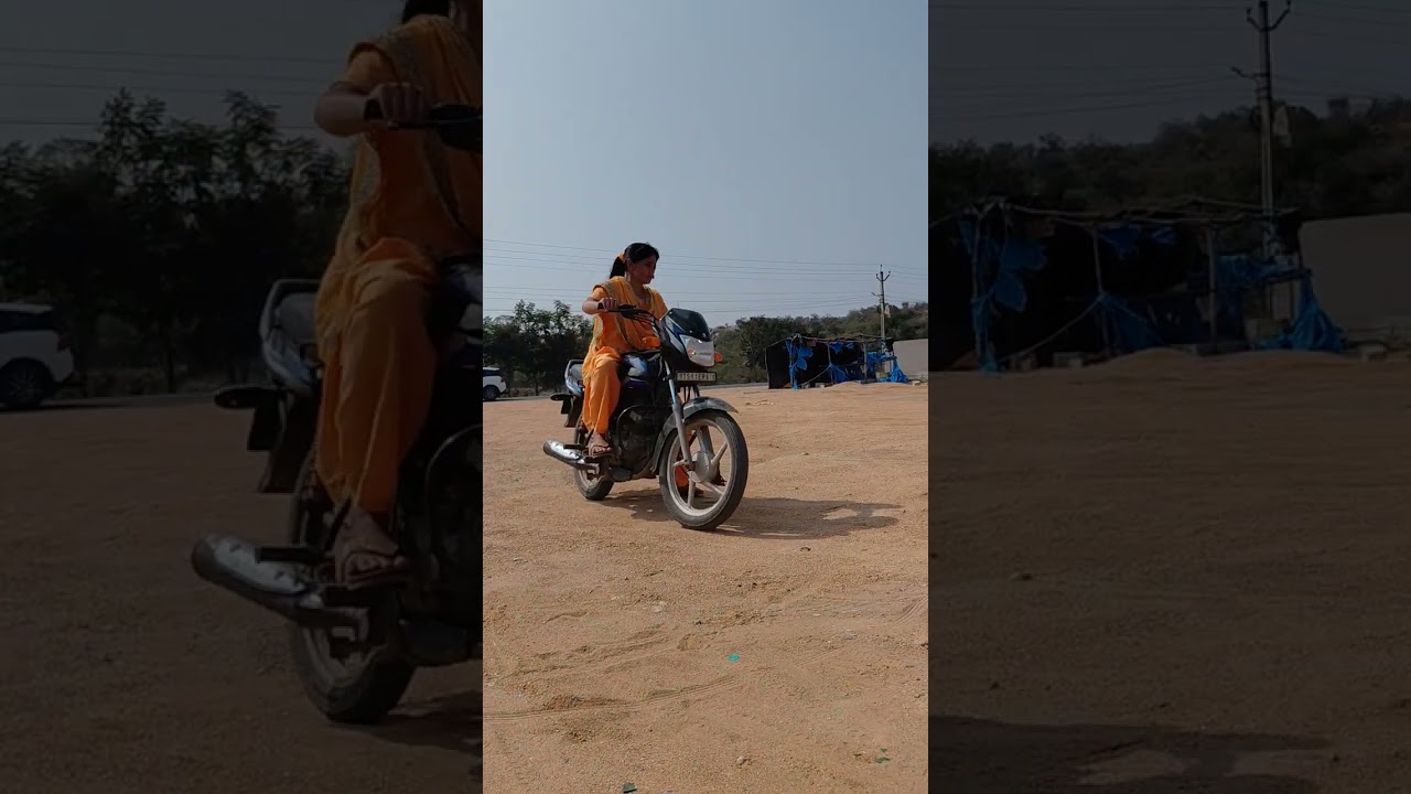 Bike training.