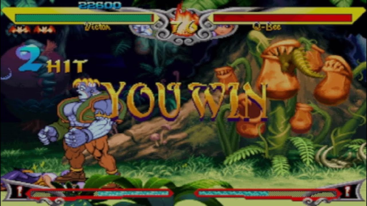 Vampire Saviour: The Lord of Vampire - Arcade Mode using Victor
