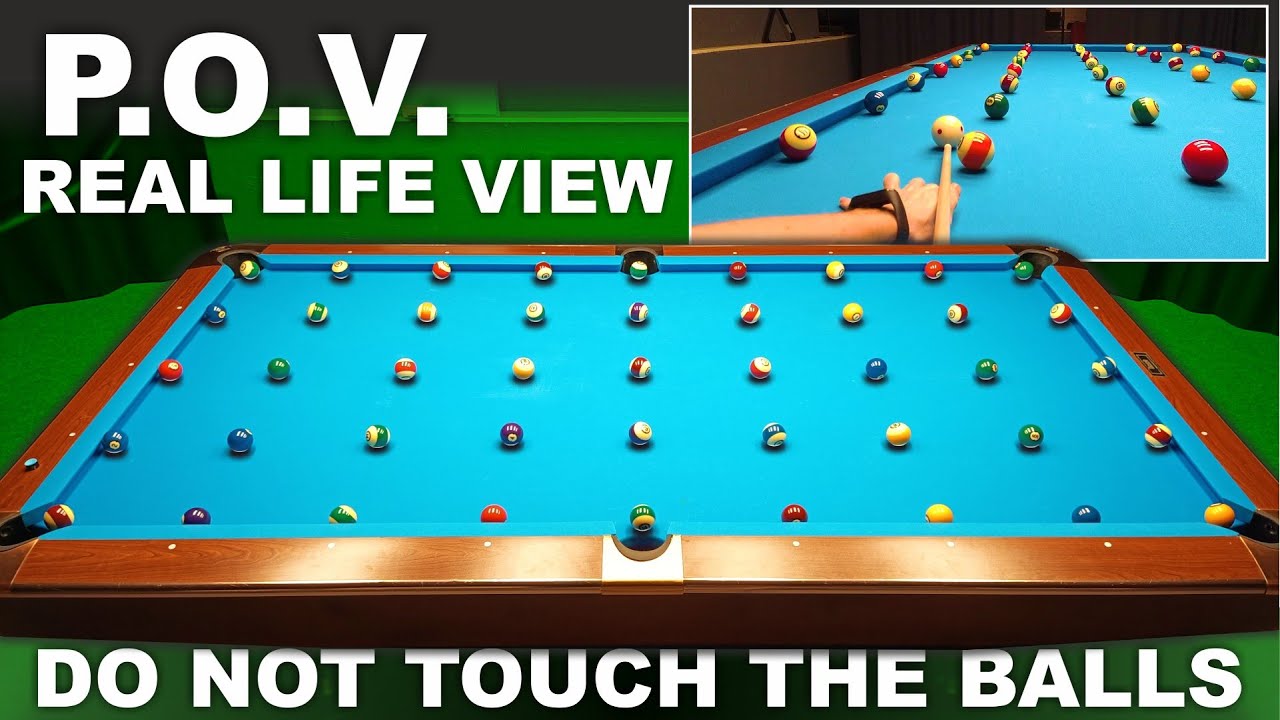 45 Balls - Don't Touch Other Balls !!! POV GoPro Billiard Drill