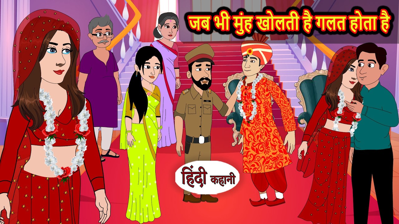 जब भी मुंह खोलती है गलत होता है | Bedtime Stories | Moral Story | Fairy Tales | Stories in Hindi
